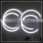 wholesale 7000K white SMD LED HALO rings head lamp light A+B light kits for bmw e46 42SMD led angel eyes
