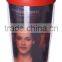 Colorful 14OZ Double Wall Travel coffee Mug with paper insert