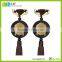 Hand carved and painted buddhism religious car hanging decorations with environmental friendly activated carbon