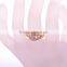 >>>Yiwu Hot selling fashion jewelry custom gold color eye shaped diamond crystal women ring with zinc stone
