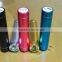 metal round led torch light portable phone charger with 2600mAh