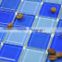 Foshan big sale 25x25mm blue swimming pool tile