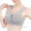 Shockproof, gathered, running, without rims sports bra,fitness yoga,underwear
