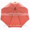 23''x8 panels orange color straight umbrella with flower tape S10043