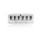6 Port Desktop Rapid USB Charger Multi Port USB Charger Travel Wall Charger Adapter with Auto Detect Technology