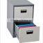 metal furniture powder coated metal 2 drawer cabinet