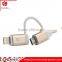 Good quality high speed charging MFI USB cable various colors