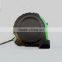 factory custom kinds of high quality rubber steel clip measuring tape/tape measure