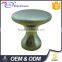 New design silvery white mushroom shape round door knob
