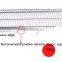 25MM Industral chromeplated welded wire mesh fence panels 60*150CM