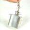 37g Carry a small pot 1oz pot Oiler portable 1 oz hip flask stainless steel hip flask key ring
