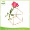 stand or hanger in copper wire Evergreen | Modern & Simple Houswares Dodecahedron flower tillandsia air plant holder