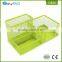 Mesh metal 0.2 kg weight green power coating mesh office desk organizer
