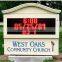 outdoor single color P10 led display signs