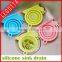 Novelty design silicone material colorful lovely portable sink drain filter