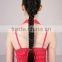 Custom long snap on synthetic fishtail plait ponytail hair pieces