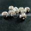 4mm vintage style silver plated filigree beads supplies DIY beading findings 3992002