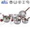High-grade 5 Peices Cookware Set Cooking Pots With Frying Pan Stainless Pot And Pans kitchen Set