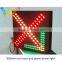 600MM red cross and green arrow flashing warning LED traffic light