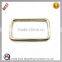 large open plain metal bag hardware square ring