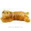 yellow sleeping wholesale plush stuffed dog toys