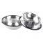 Stainless Steel Dog Food Bowl Pet Drink Water Dish 6 Sizes