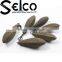 China wholesales various weights Coated Anti Roll Distance Carp Lead carp fishing weights
