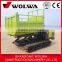 cheap price crawler moving type dumper truck with loading weight 3 ton