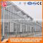 Factory direct steel frame glass greenhouse fertilization system for sale