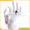 OK Hand Gestured Frosted Resin Ring Display Stand Jewelry Display Props White