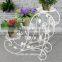Classic Plant Stand Shelf Holds garden 3 tier iron flower Pot stand