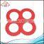 NBRSC Silicone Crust Shield Reusable Mini Pie Pan Cover Set Of 4 Pcs