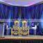 Miller gold color bride and groom royal wedding chair