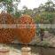 outdoor modern art metal craft stainless steel garden corten steel sculpture