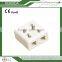 2-pole ceramic connection terminal block /porcelain connector