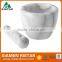 Mini white marble stone mortar and pestle for promotion