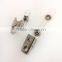 Badge Clip with PVC Tab, Stamping steel Metal Badge Clip with Vinyal Tab,
