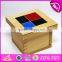 2017 New design preschool geometry blocks wooden montessori toys for toddlers W12F022
