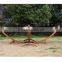 Garden Wooden Frame Hammock Swing Chaise Longue Awning Chair