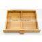 Aonong Bamboo desk organizer for mobile phones & Tablets/tissue box