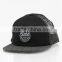 5 Panel Embroidery Patch Flat Brim Custom Cheap Trucker Cap