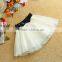 Europle And American Wholesale Mini Chiffon Skirt Summer Puffy Short Tutu Tulle Skirt With Big Bow