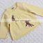 Korean style custom knit baby sweater in solid color