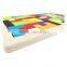 Colourful Wooden Colorful Tangram Puzzle Tetris brick pass game Russia square blocks