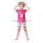 wholesale baby girl clothes hipster pink and white boutique childrens clothes set