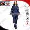 Industrial Safety Flame Retardant Cotton Anti Flame Coverall With Long Sleeve For Welder