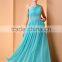 A-line One Shoulder Sweep / Brush Train Tulle prom PARTY dress evening dress P003