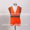 Hi Viz Reflective Fluorescent Orange Safety Vest