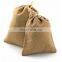 Burlap Jute Gift Drawstring Bags with Company Logo