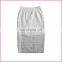 embroidered thread geometric shapes front opening skirt